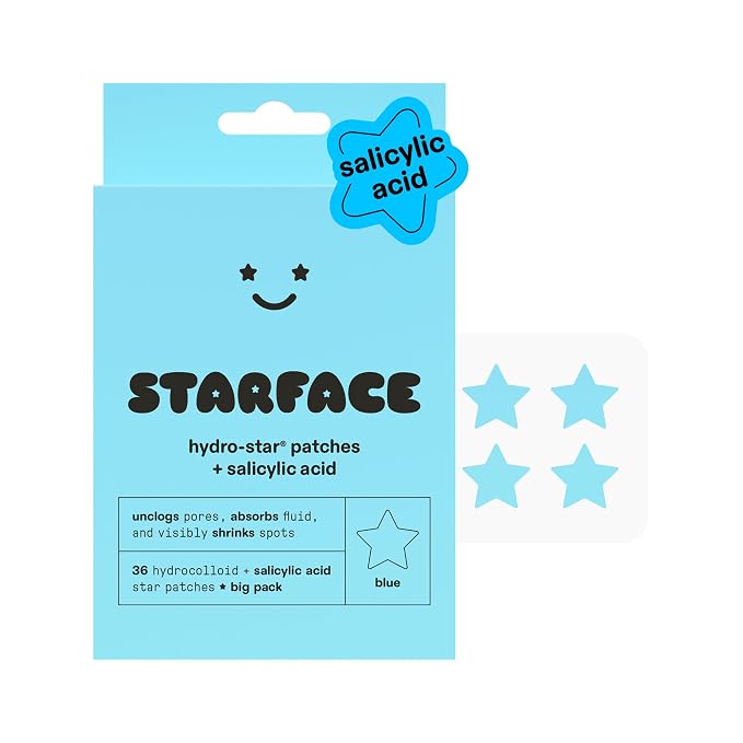 Blue Salicylic Acid Stars