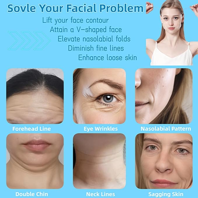 A-40pcs face tapes+8 strings