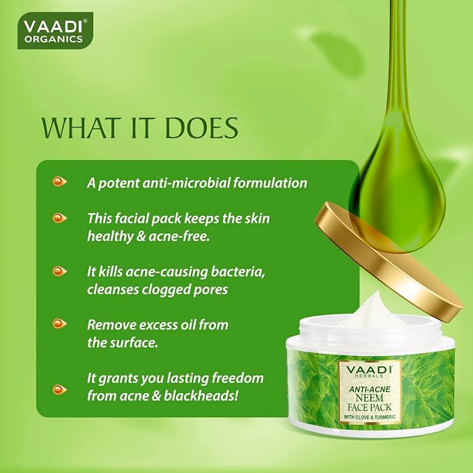 Neem Face Pack With Clove And Turmeric