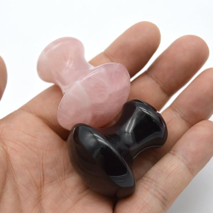 2pcs(obsidian+rose)