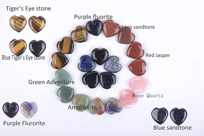 10 Color Heart Mix