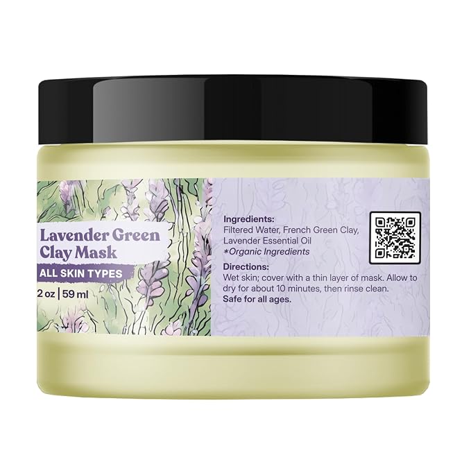 Lavender Green Clay Mask