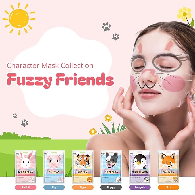 Fuzzy Friends 6 Pack