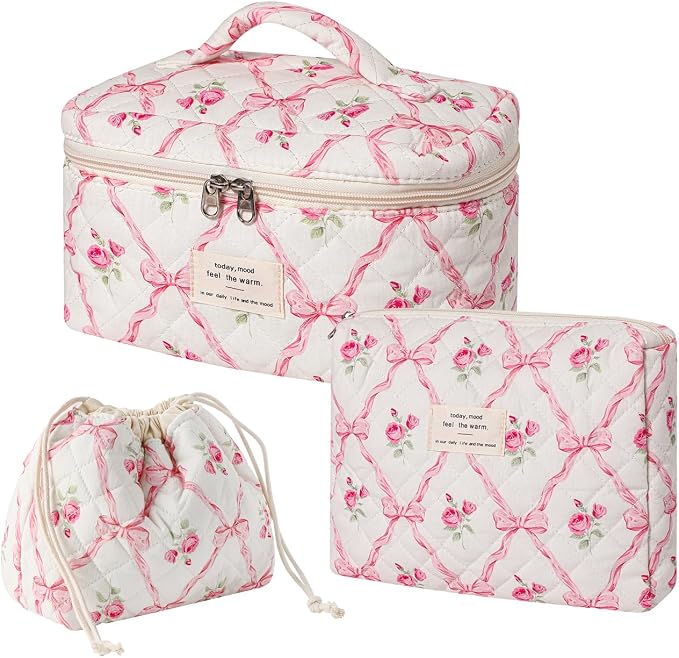 3Pcs Pink Bow