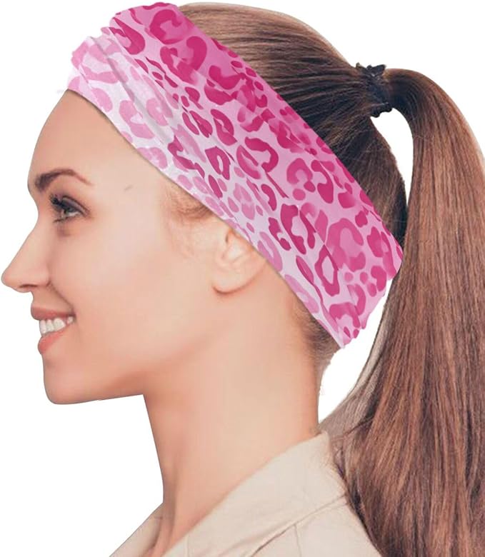 Gradient Pink Leopard Print