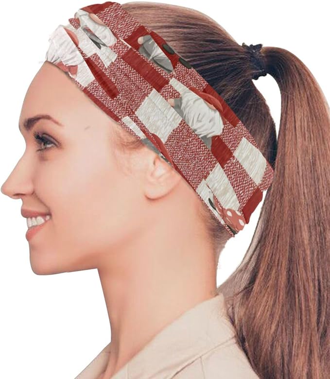 Red Checkered Cute Gnome