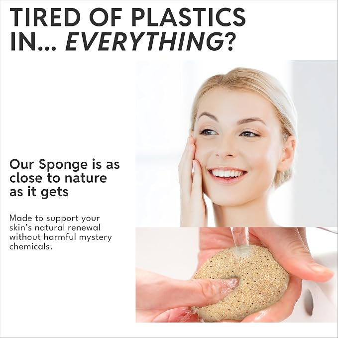 Konjac and Walnut Face Sponge