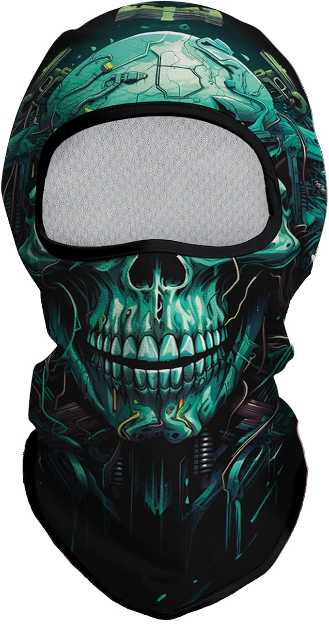 Skull Green Machine Face