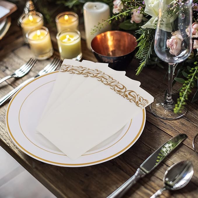 Gold Disposable Guest Towels