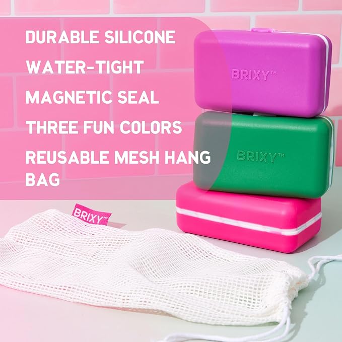 Pink, Purple, Green