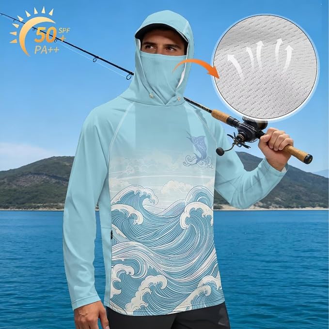 Bass Fishing Wave Print