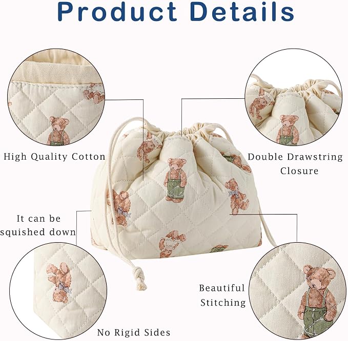 3Pcs White Bear