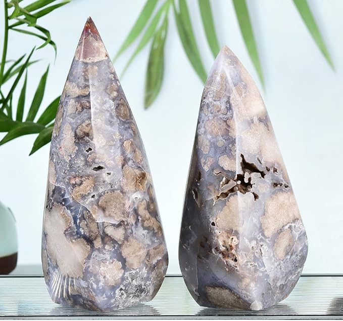 Blue Cherry Blossom Agate