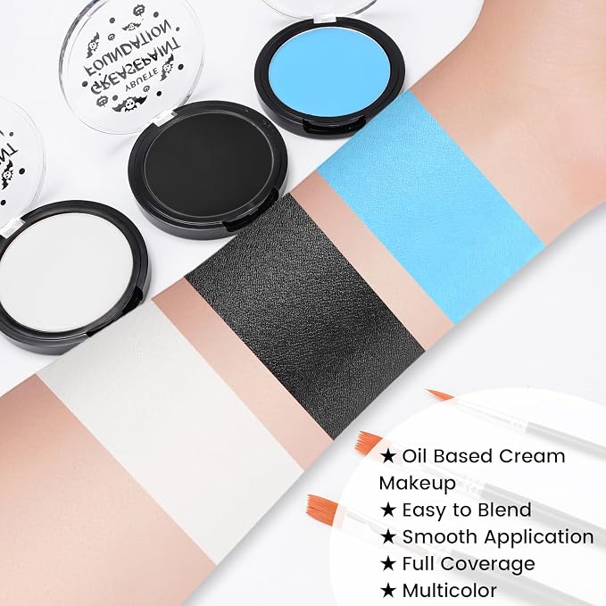 Light Blue+Black+White