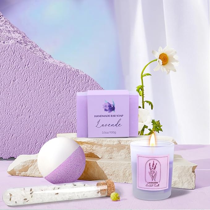 8Pcs Lavender