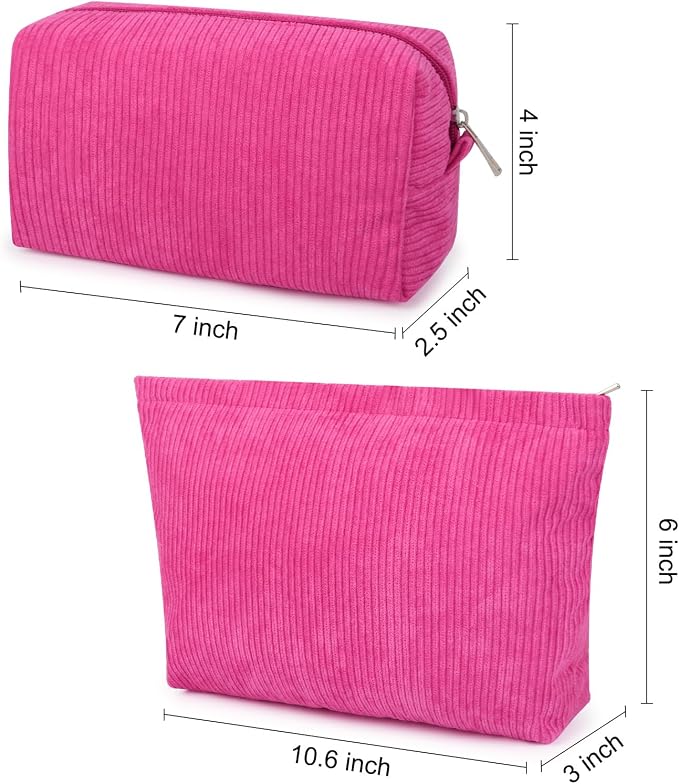 Corduroy Rose red