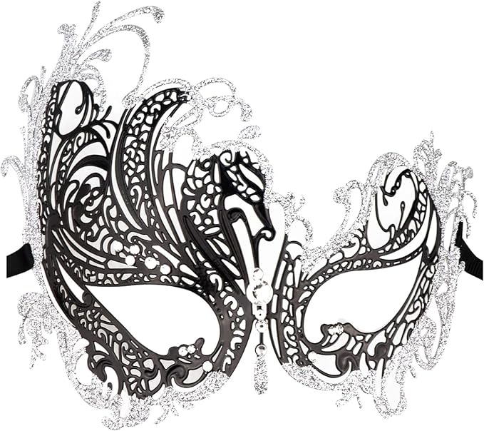 Black With Shining Silver