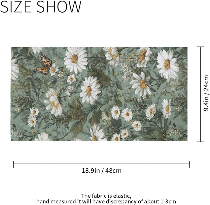 Summer Daisy Butterfly Green