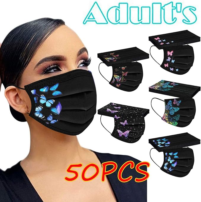 50pcs Butterfly Mask