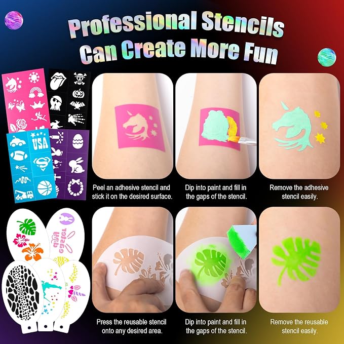 30 Colors+6 Glitter(166pc accessories)