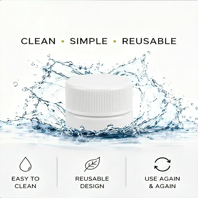 White Glass with White Lid