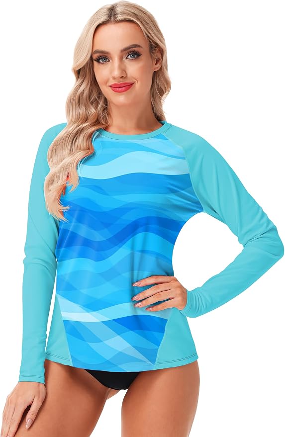 No Thumb Hole | Wave Blue