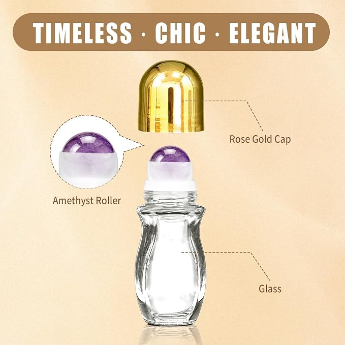 Purple Clear Bottles