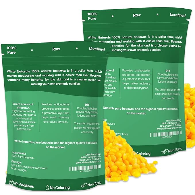 2lb Yellow Beeswax