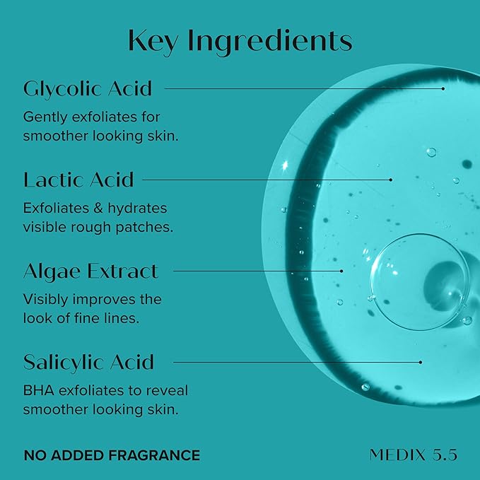 Body Wash + Vitamin C Cream + Exfoliating AHA Serum