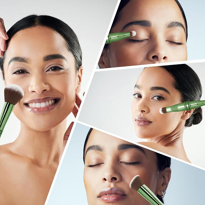 Green Makeup Brush
