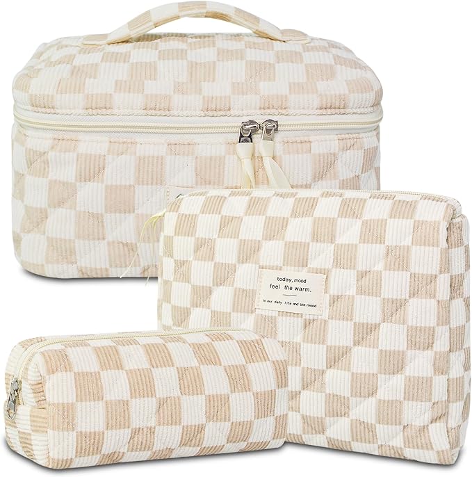 Khaki checkerboard