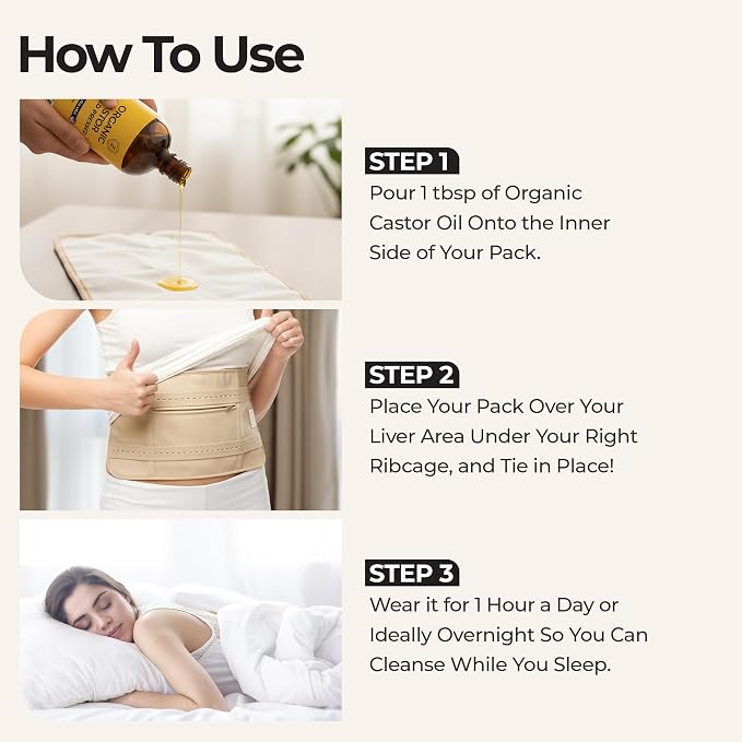 Castor Oil Pack Bundle