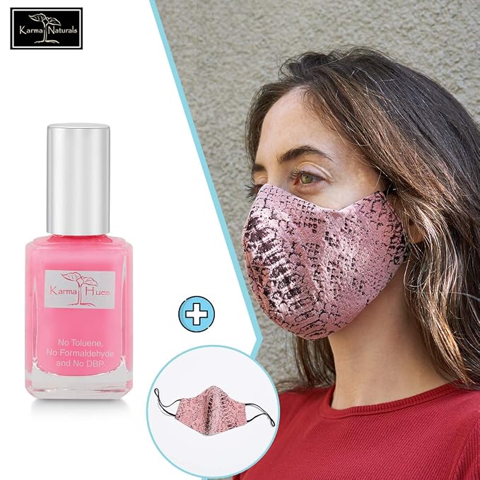 Iridescent Rose Python Mask