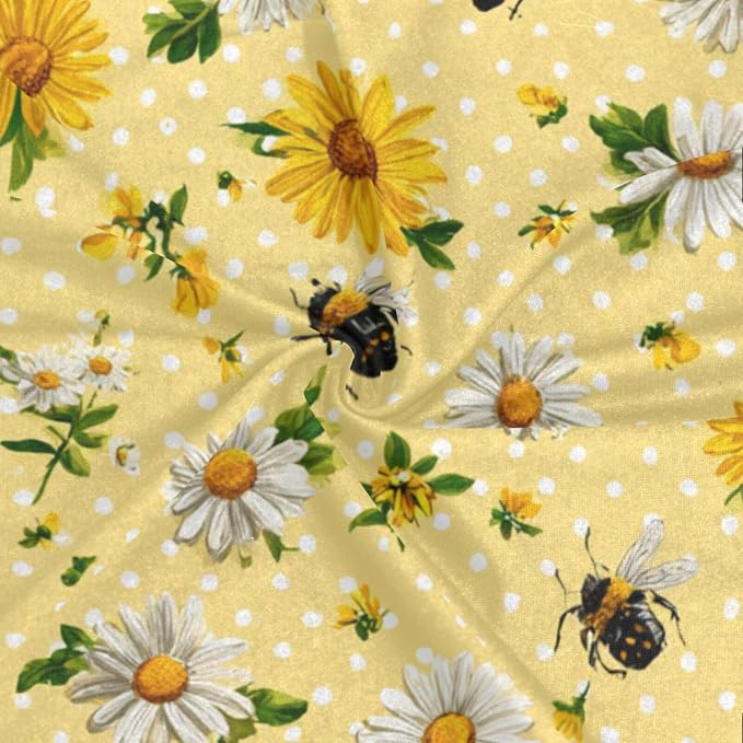 Yellow Dot Bee and Daisy