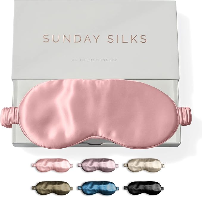 Silk Eye Mask - Pink Quartz