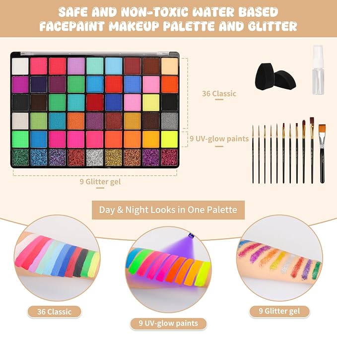 54 Colors With Brush Set
