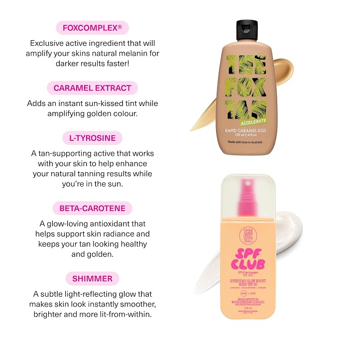 Caramel Kiss & Glow Boost Body Bundle