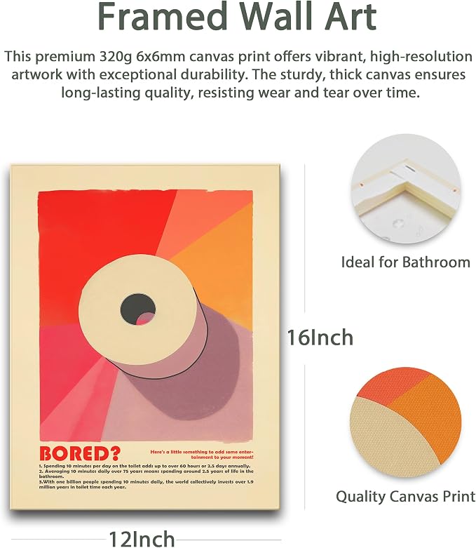 Toilet Paper Roll Bored