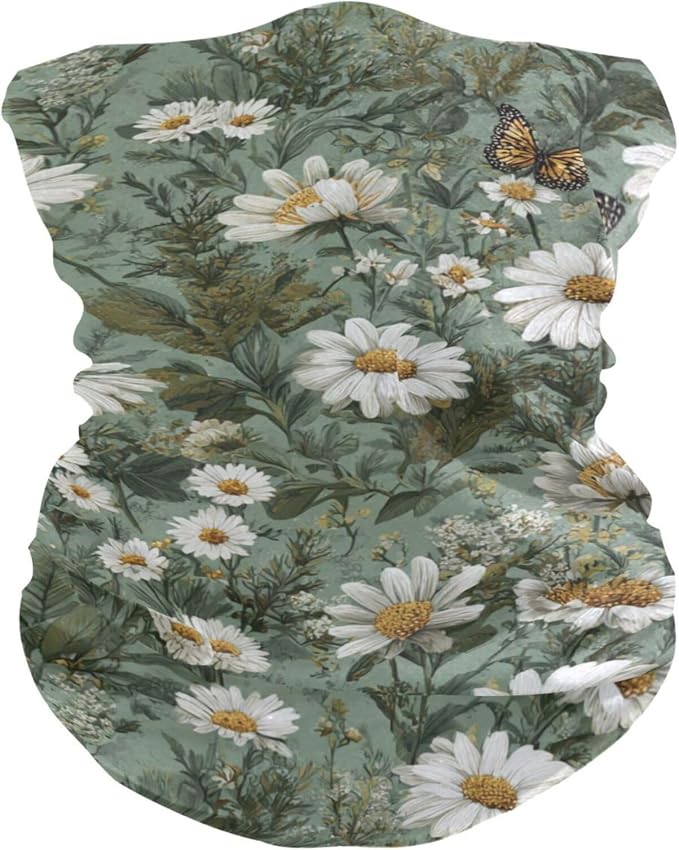 Summer Daisy Butterfly Green