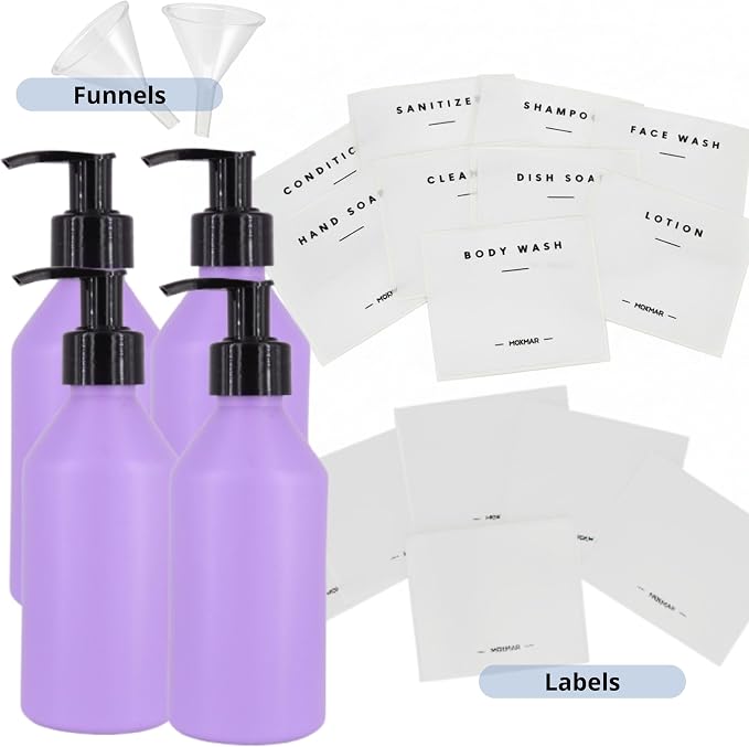 Lavender Bottle + Black Pump