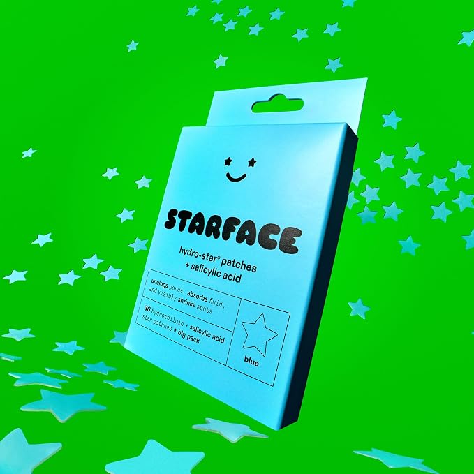 Blue Salicylic Acid Stars