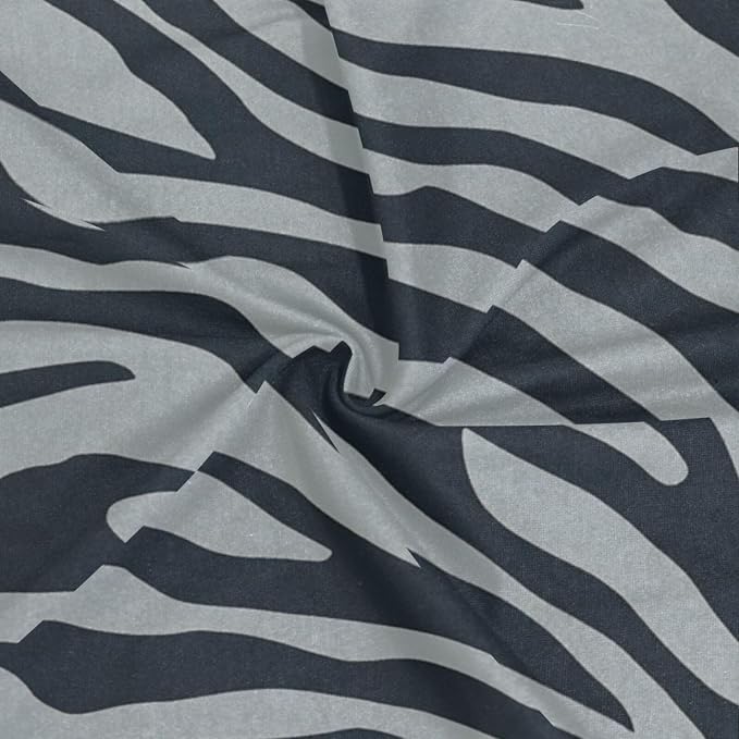 Grey Zebra Print