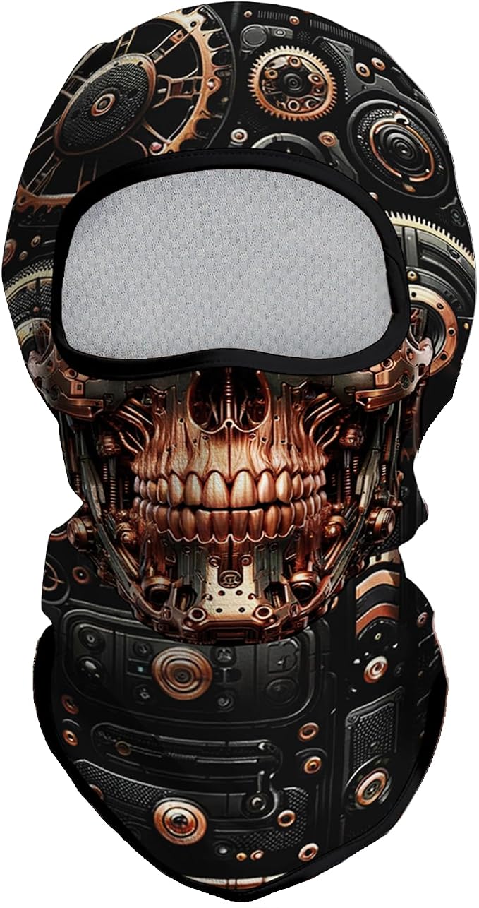 Skull Copper Machine Face
