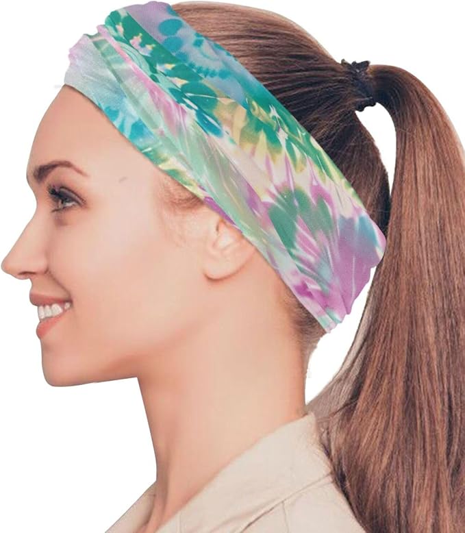 Tie Dye Light Green Pink