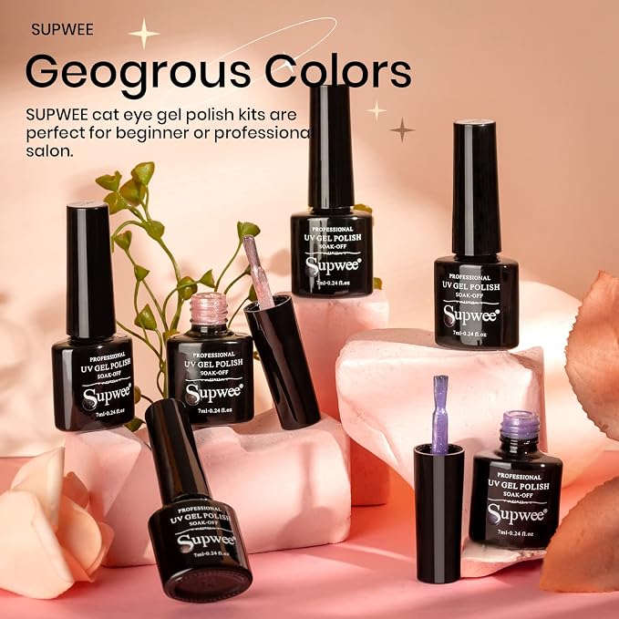 12 Colors Smoothie Cat Eye Gel