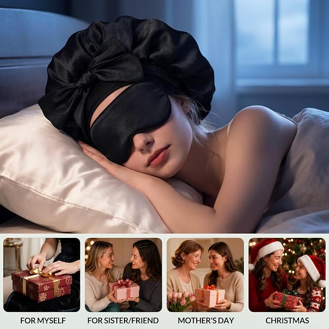 3 Pcs Sleep Set-black