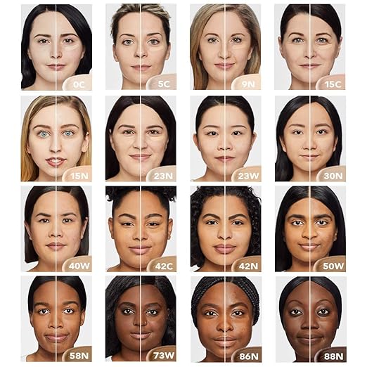 23N: Light skin with Neutral undertones