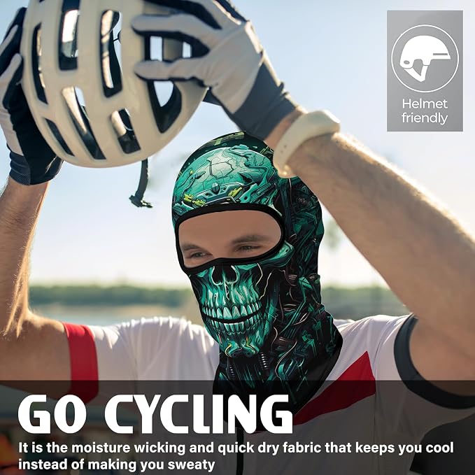 Skull Green Machine Face