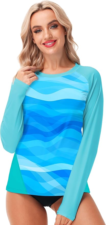 No Thumb Hole | Wave Blue