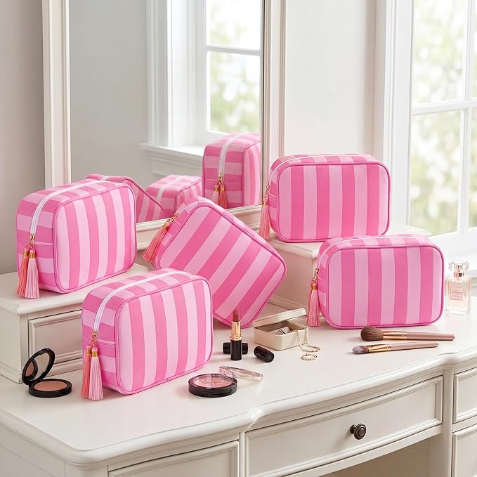Bright Pink and Candy Pink